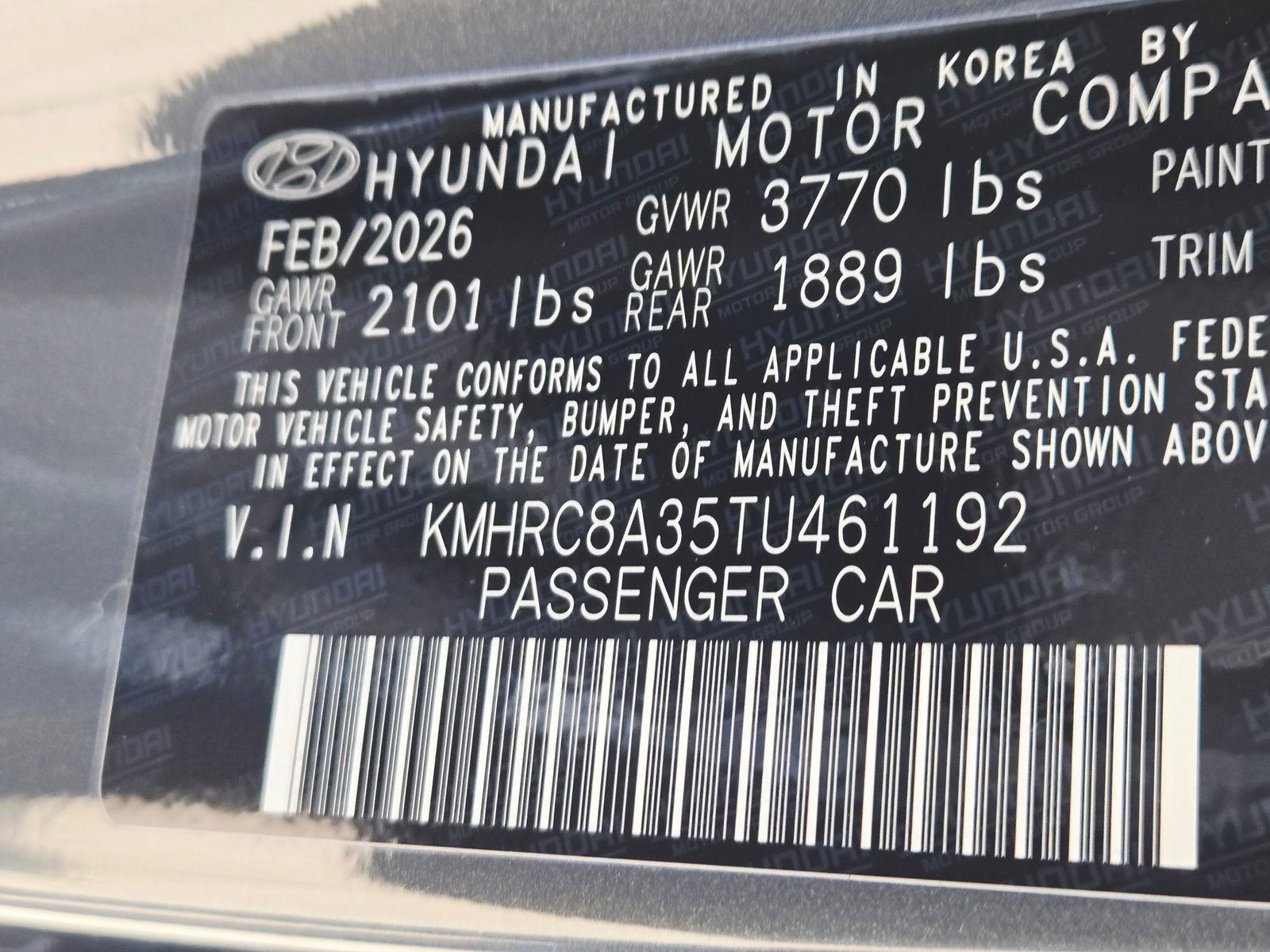New 2026 Hyundai Venue SEL FWD image 20