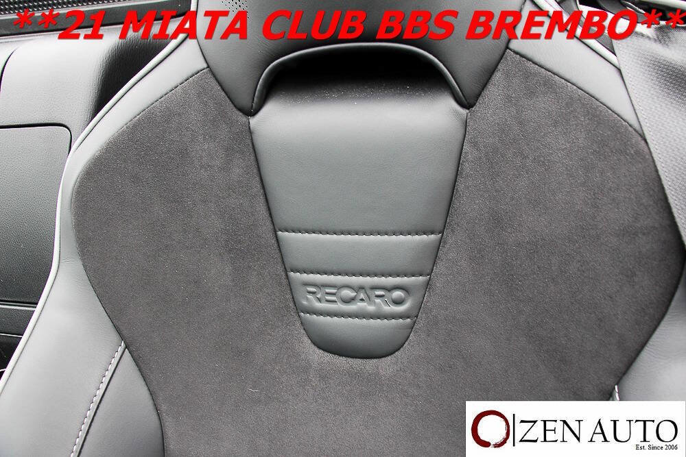 Used 2021 MAZDA MX-5 Miata Club w/ Brembo/BBS Recaro Package image 28