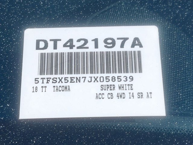 Certified 2018 Toyota Tacoma SR image 16