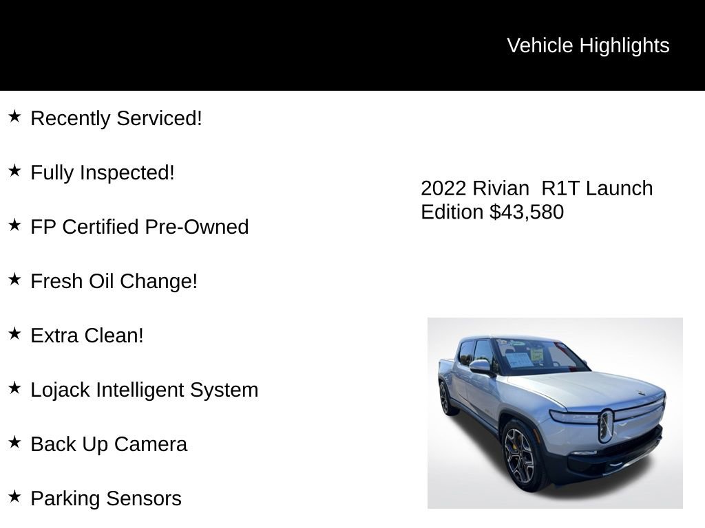 Used 2022 Rivian R1T Launch Edition image 2