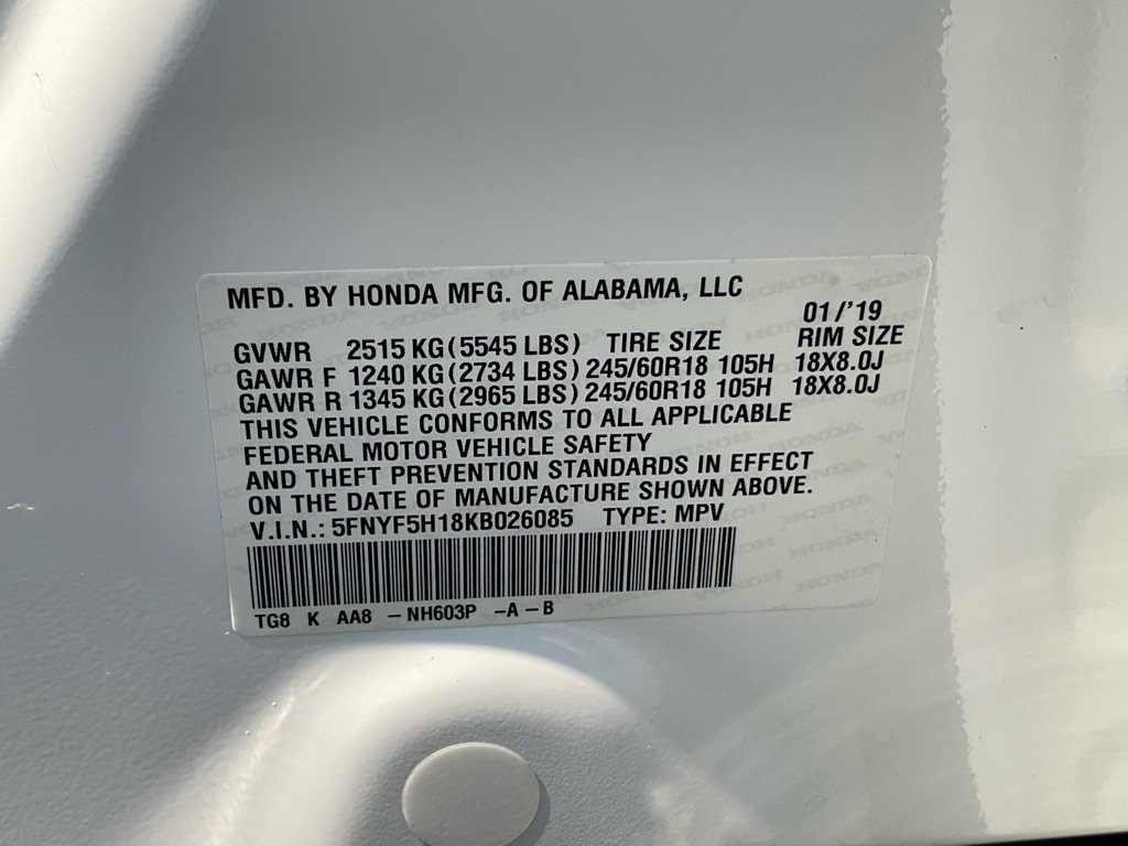 Used 2019 Honda Pilot LX image 42