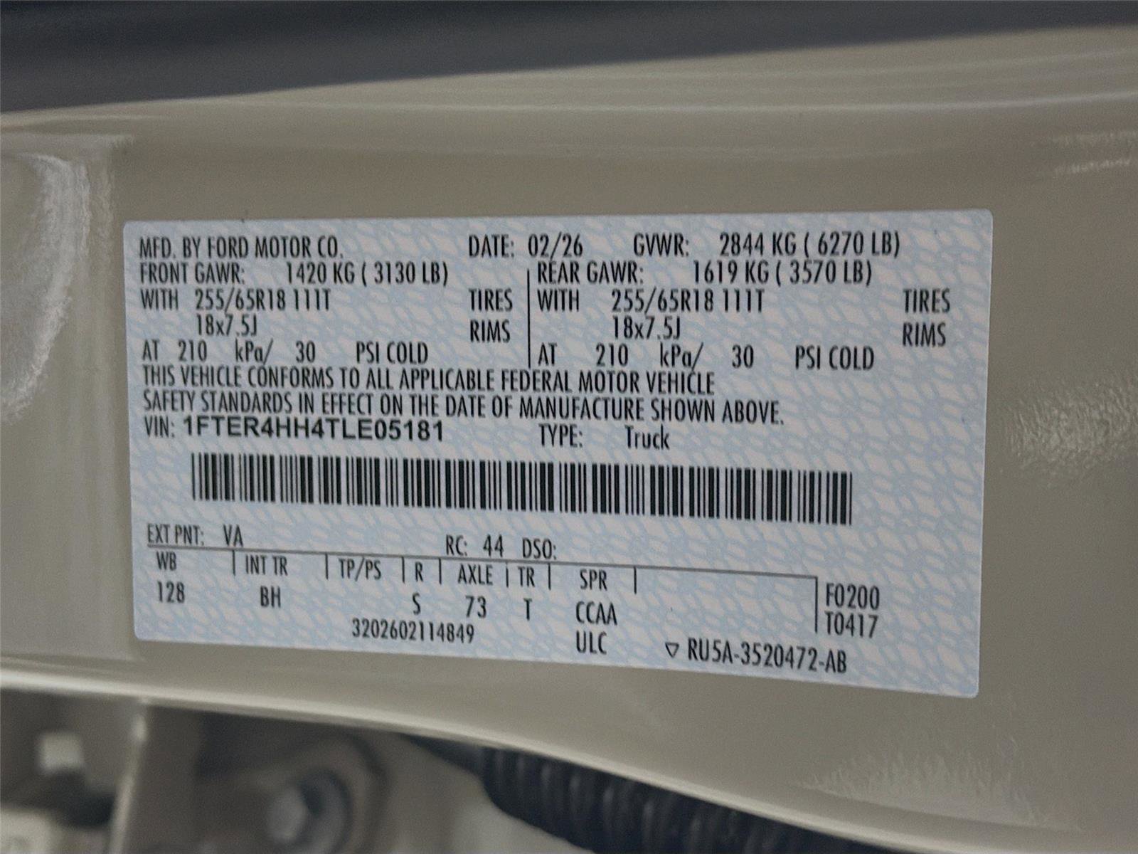 New 2026 Ford Ranger XLT AWD/4WD image 30