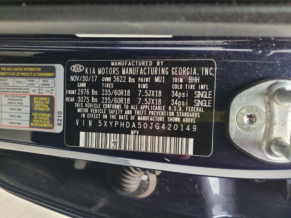 Used 2018 Kia Sorento EX image 33