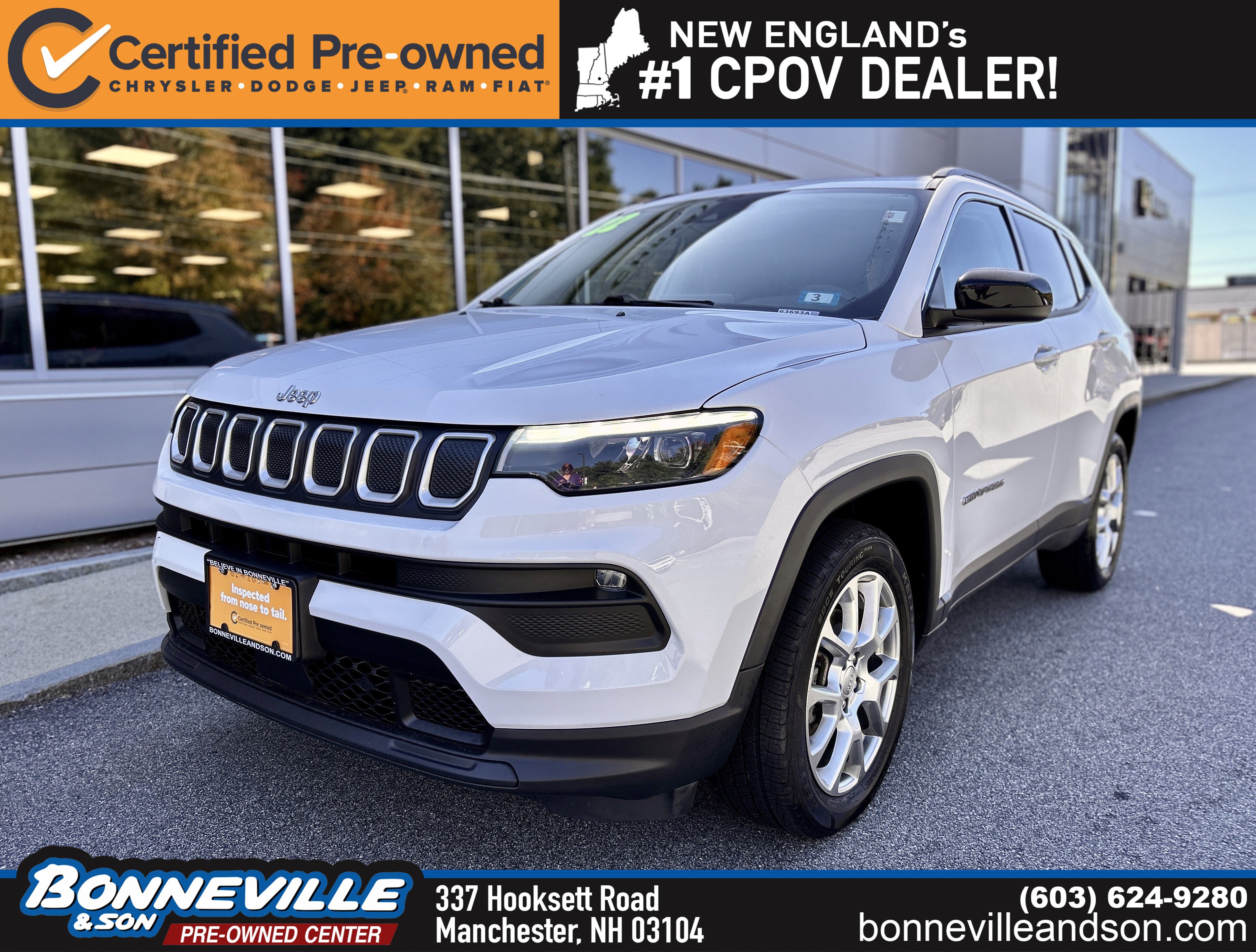 Certified 2022 Jeep Compass Latitude w/ Sun and Sound Group