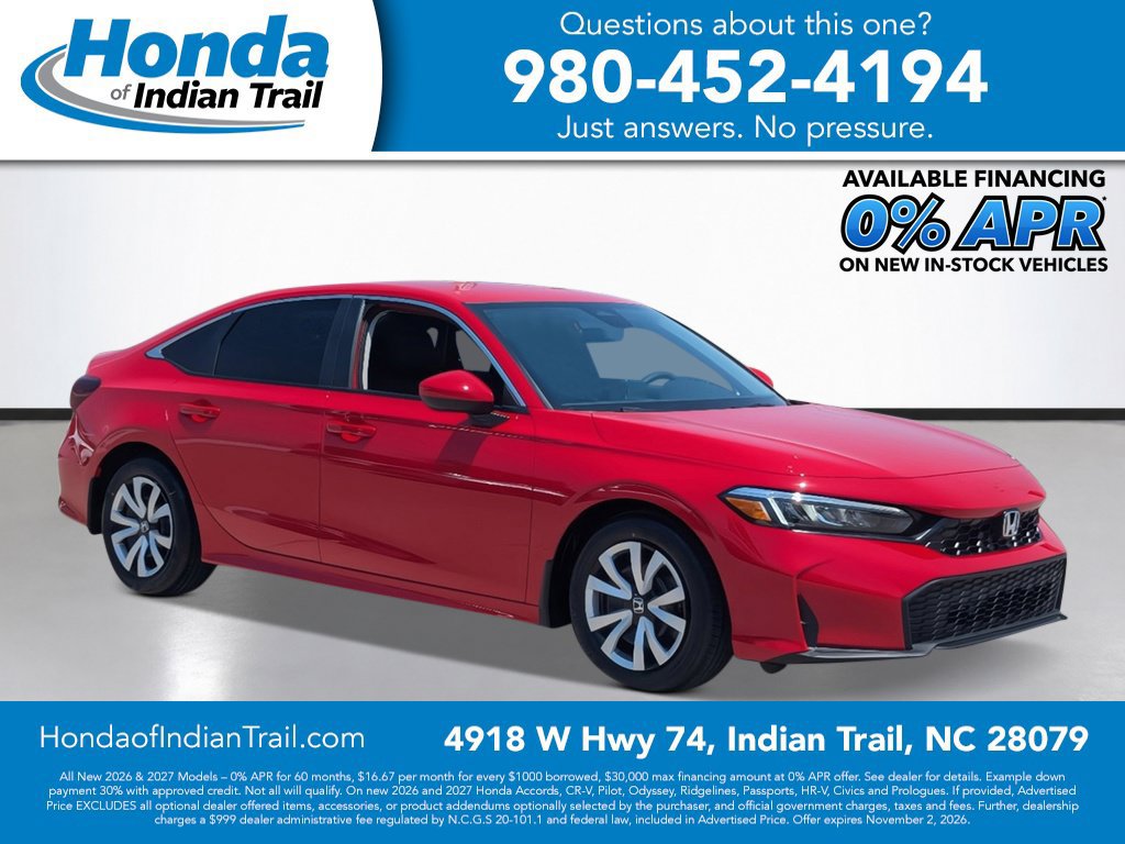 New 2026 Honda Civic LX