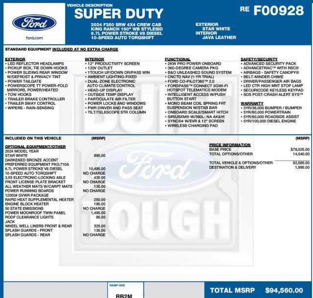 Used 2024 Ford F350 King Ranch AWD/4WD image 10