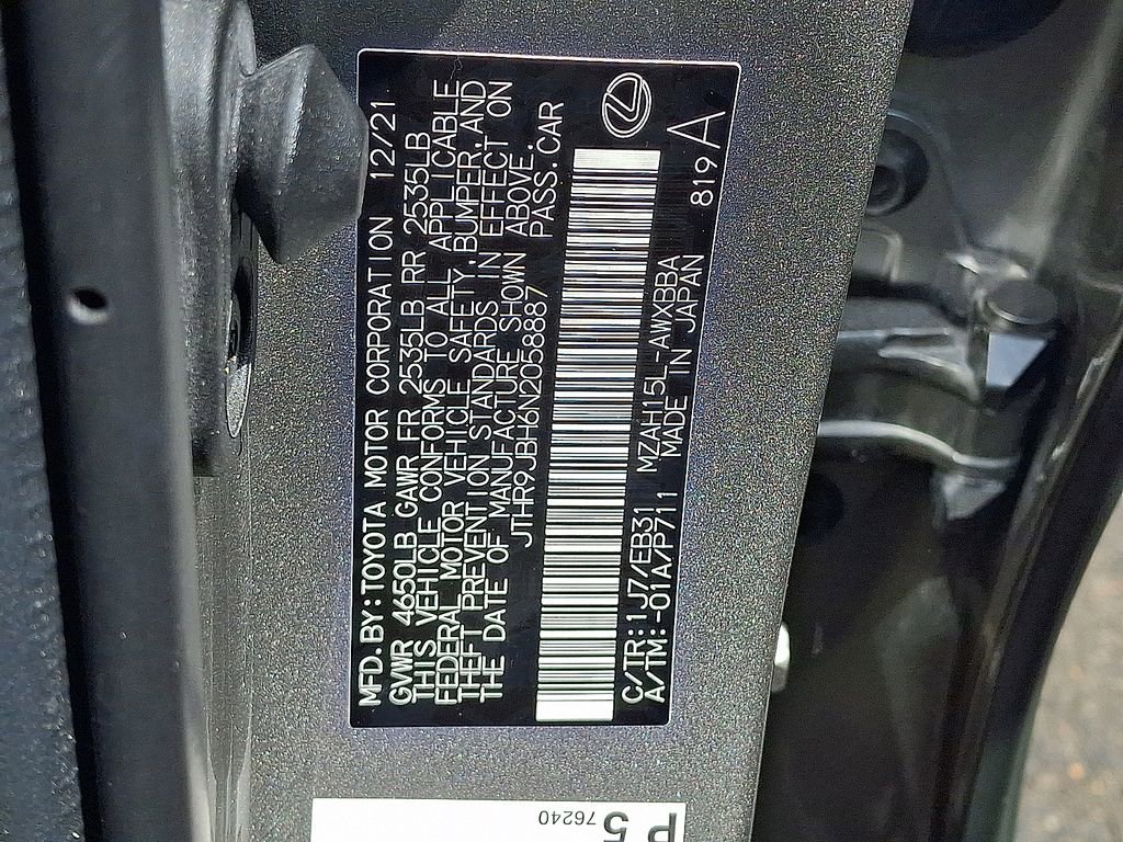 Certified 2022 Lexus UX 250h F Sport w/ F Sport Premium Package AWD/4WD image 26