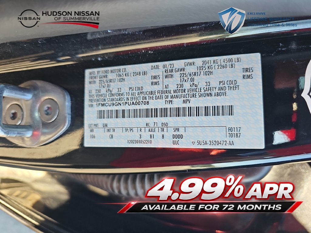 Used 2023 Ford Escape Active AWD/4WD image 33