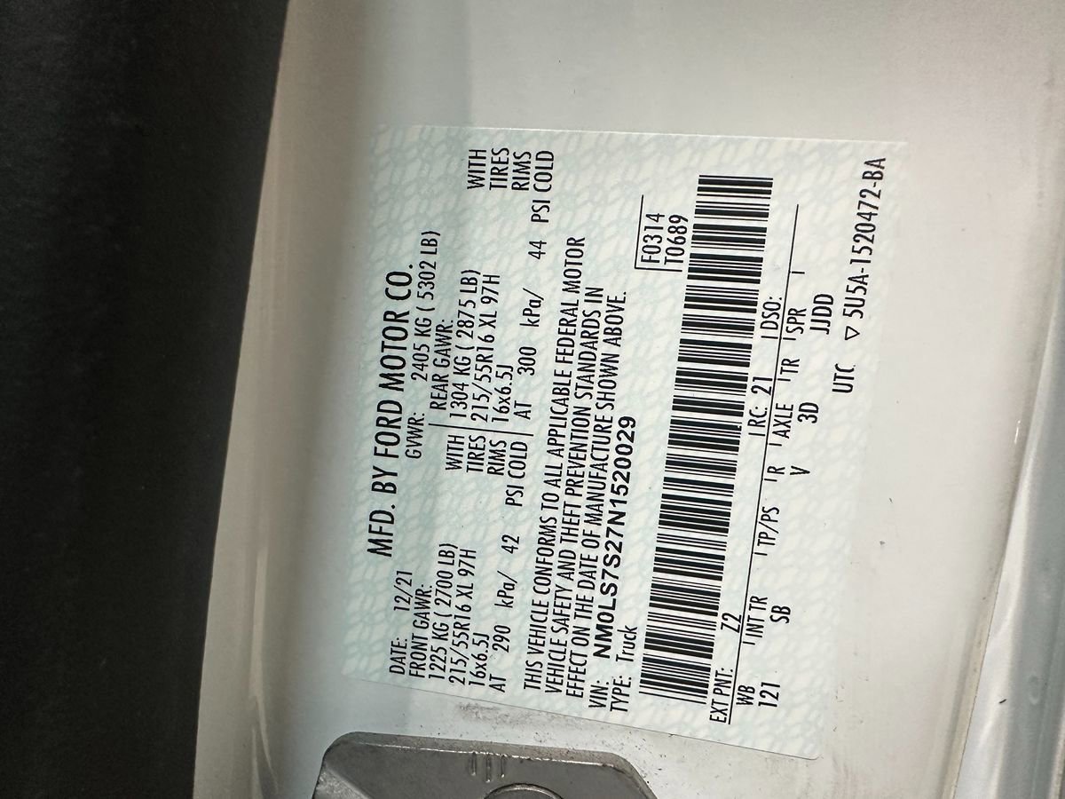 Used 2022 Ford Transit Connect XL FWD image 20