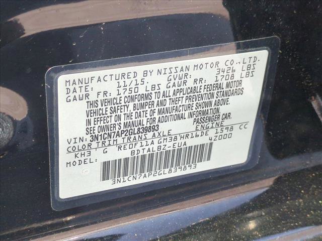 Used 2016 Nissan Versa SV w/ SV Appearance Package image 22
