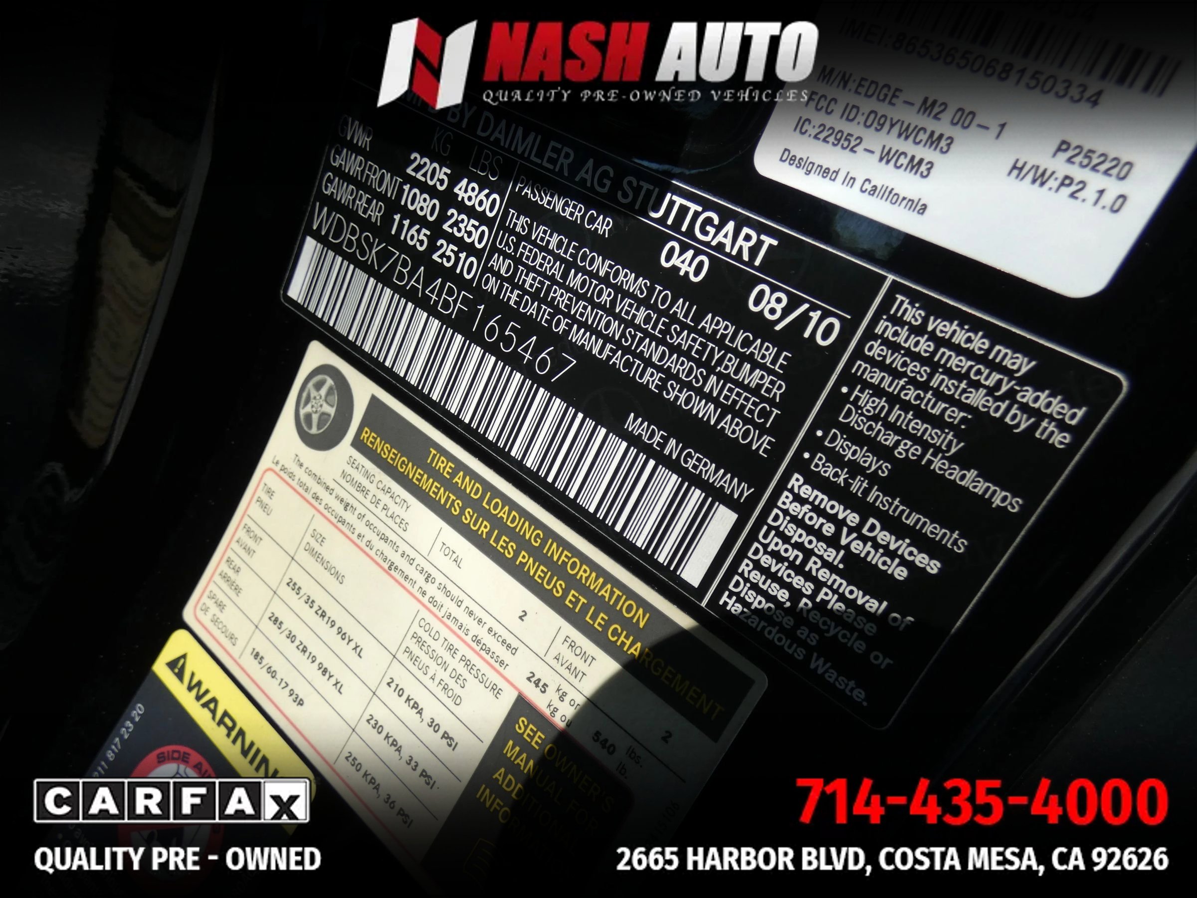 Used 2011 Mercedes-Benz SL 550 w/ Premium I Pkg image 60