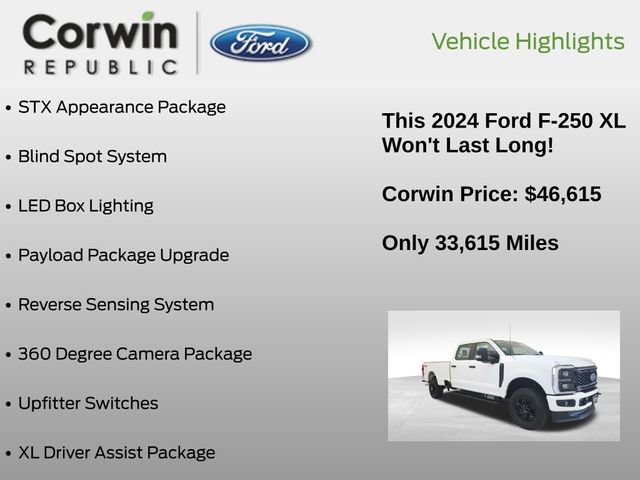 Used 2024 Ford F250 XL w/ STX Appearance Package AWD/4WD image 7