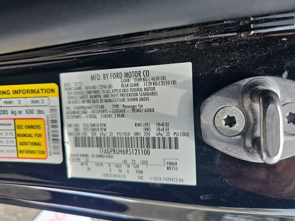 Used 2024 Ford Mustang Premium RWD image 34