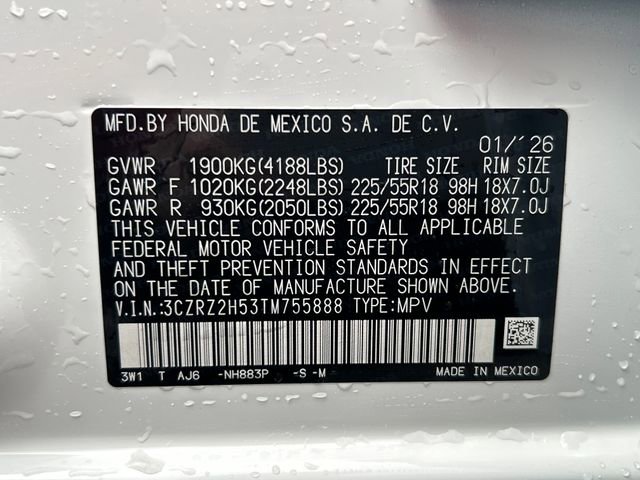 New 2026 Honda HR-V Sport image 19