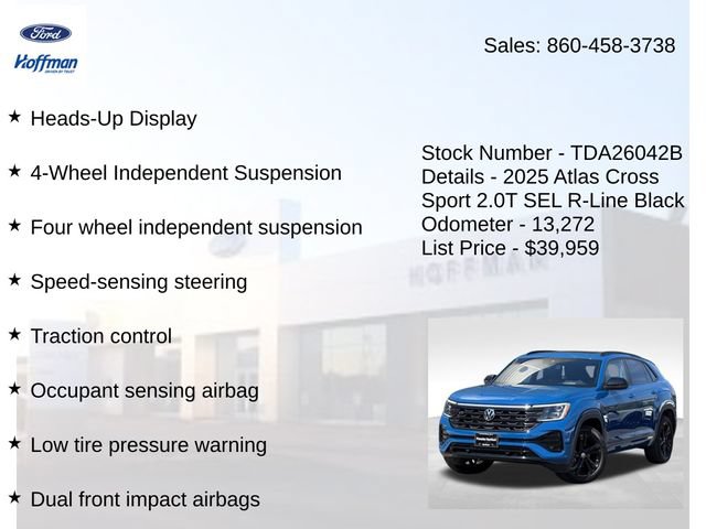 Used 2025 Volkswagen Atlas Cross Sport SEL R-Line AWD/4WD image 15