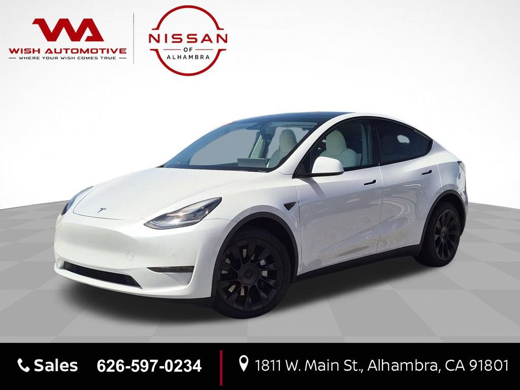 Used 2020 Tesla Model Y Long Range AWD/4WD image 1