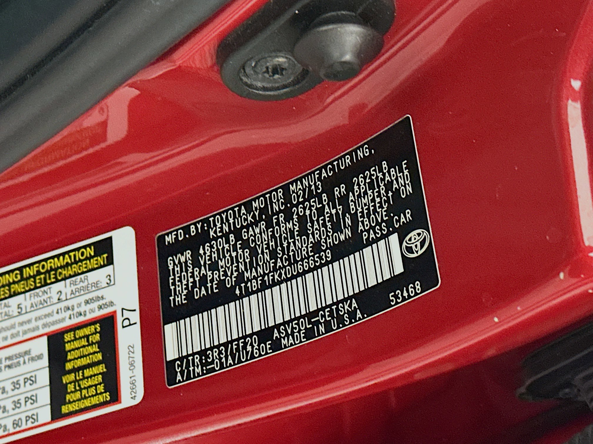 Used 2013 Toyota Camry L image 12