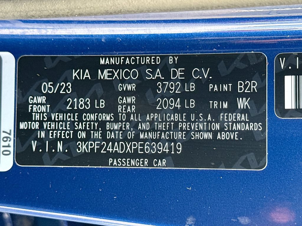 Certified 2023 Kia Forte LXS w/ LXS Technology Package FWD image 32