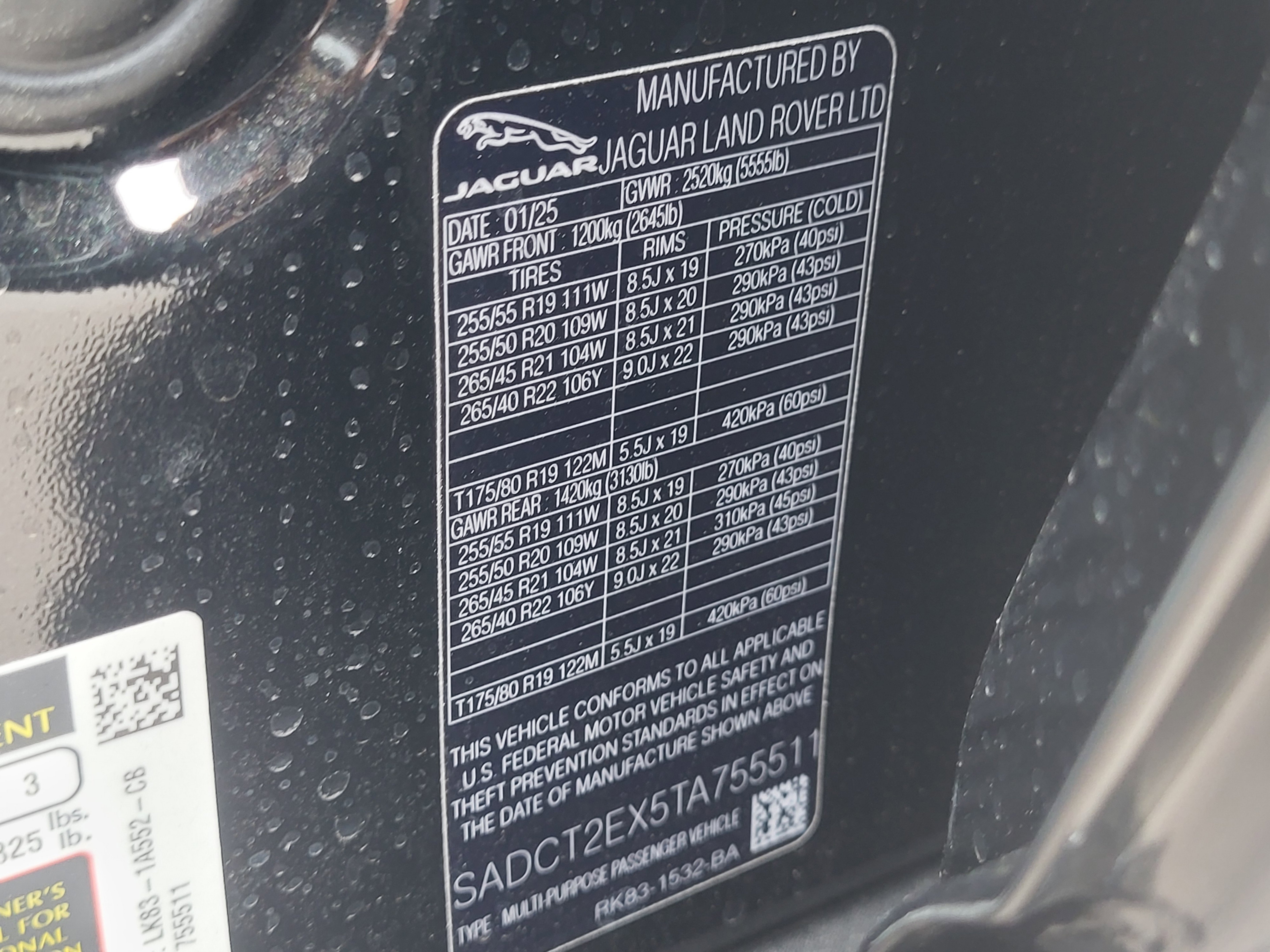 New 2026 Jaguar F-PACE R-Dynamic S image 24