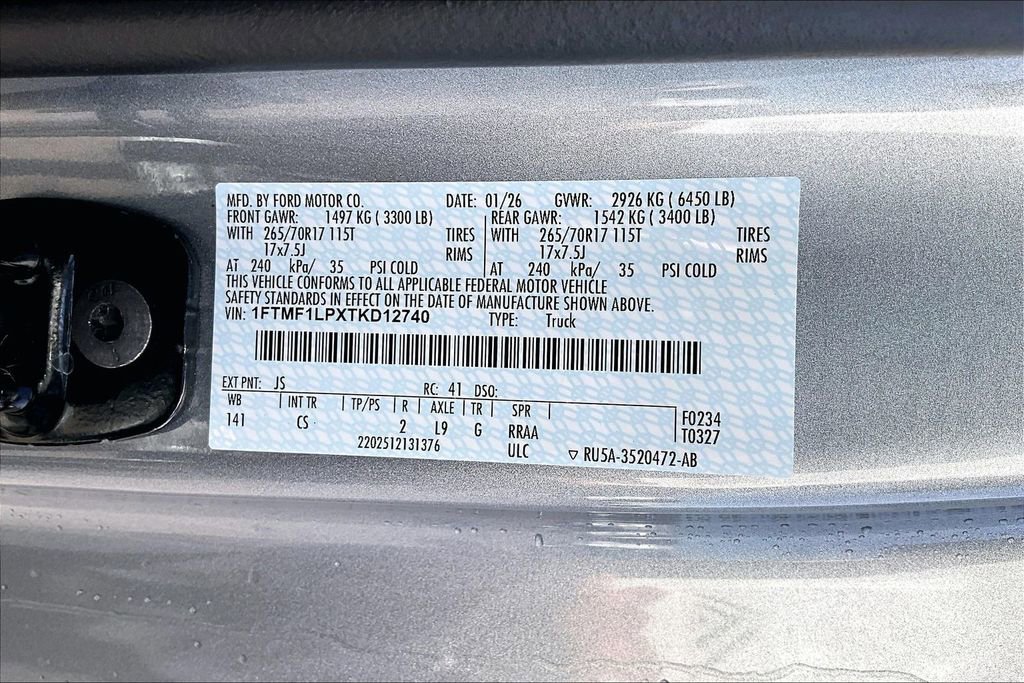 New 2026 Ford F150 XL w/ Equipment Group 103A High image 13