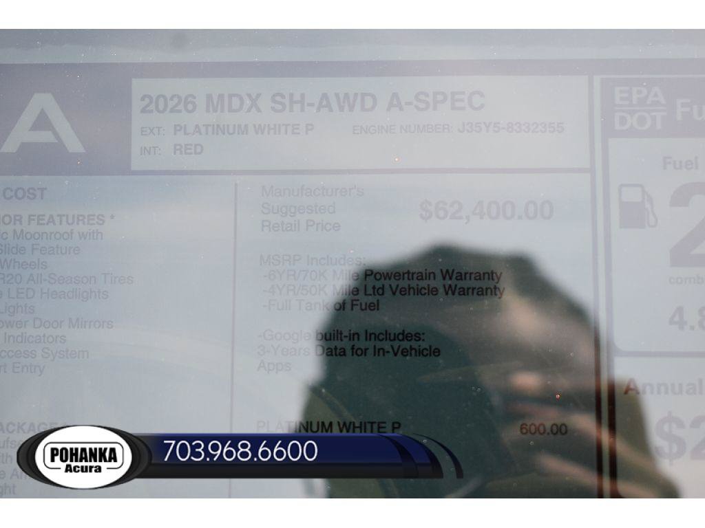 New 2026 Acura MDX A-Spec AWD/4WD image 41