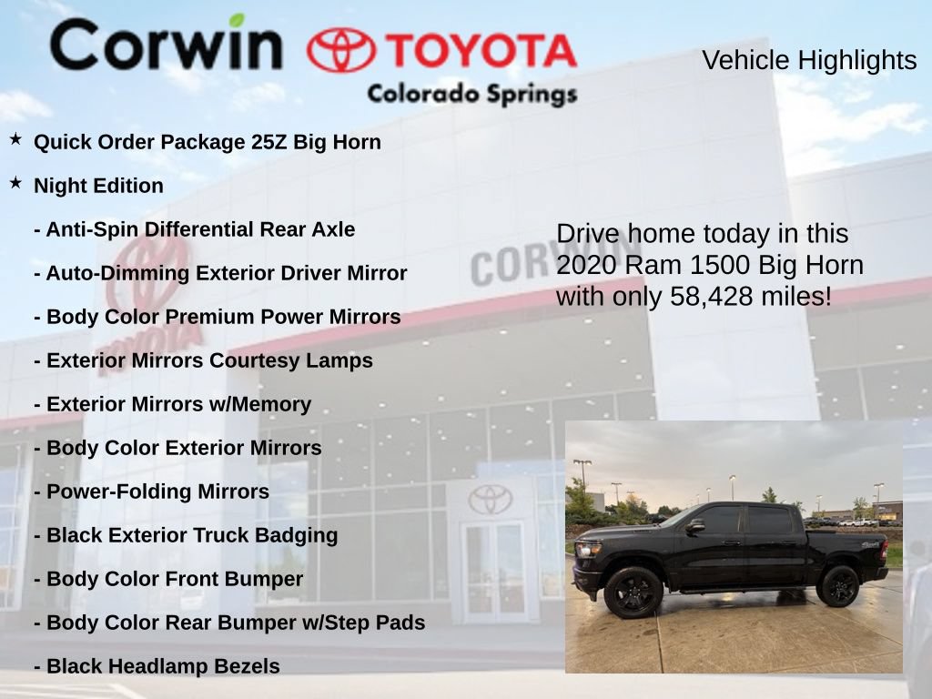 Used 2020 RAM 1500 Big Horn AWD/4WD image 7