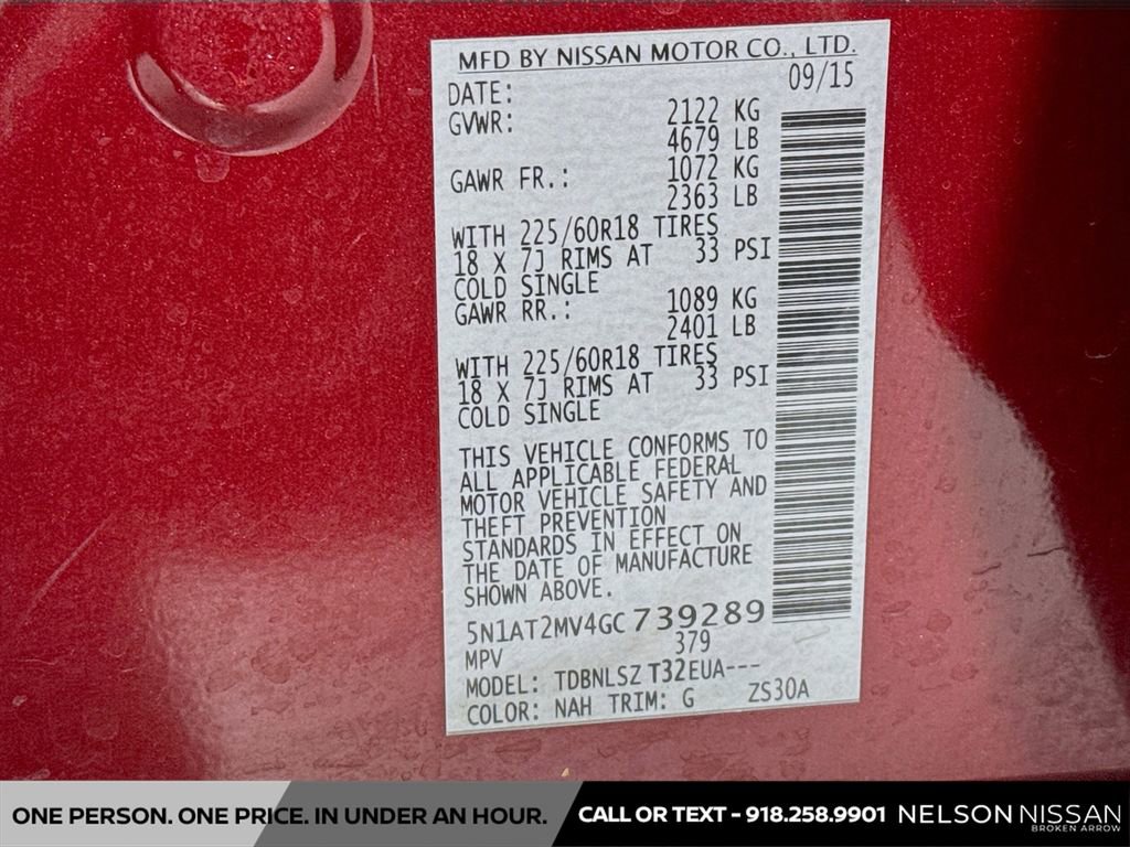 Used 2016 Nissan Rogue SL w/ SL Premium Package image 33