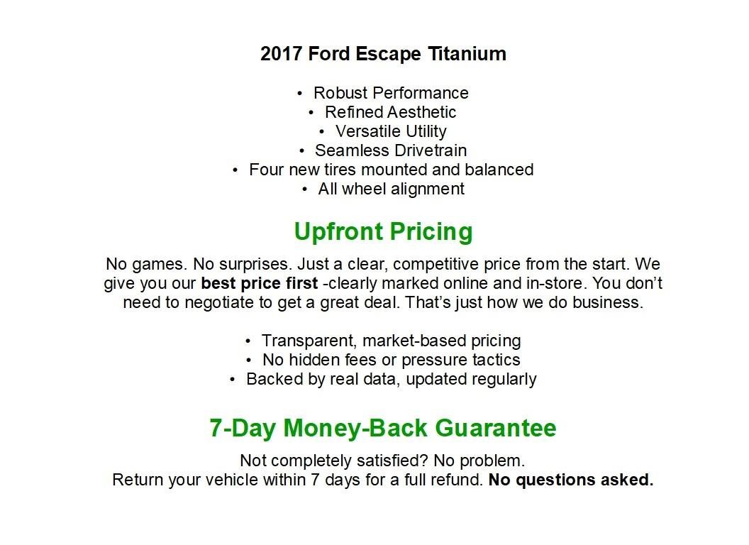 Used 2017 Ford Escape Titanium w/ Equipment Group 301A AWD/4WD image 1