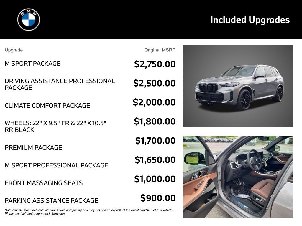 New 2026 BMW X5 xDrive40i w/ M Sport Package AWD/4WD image 4