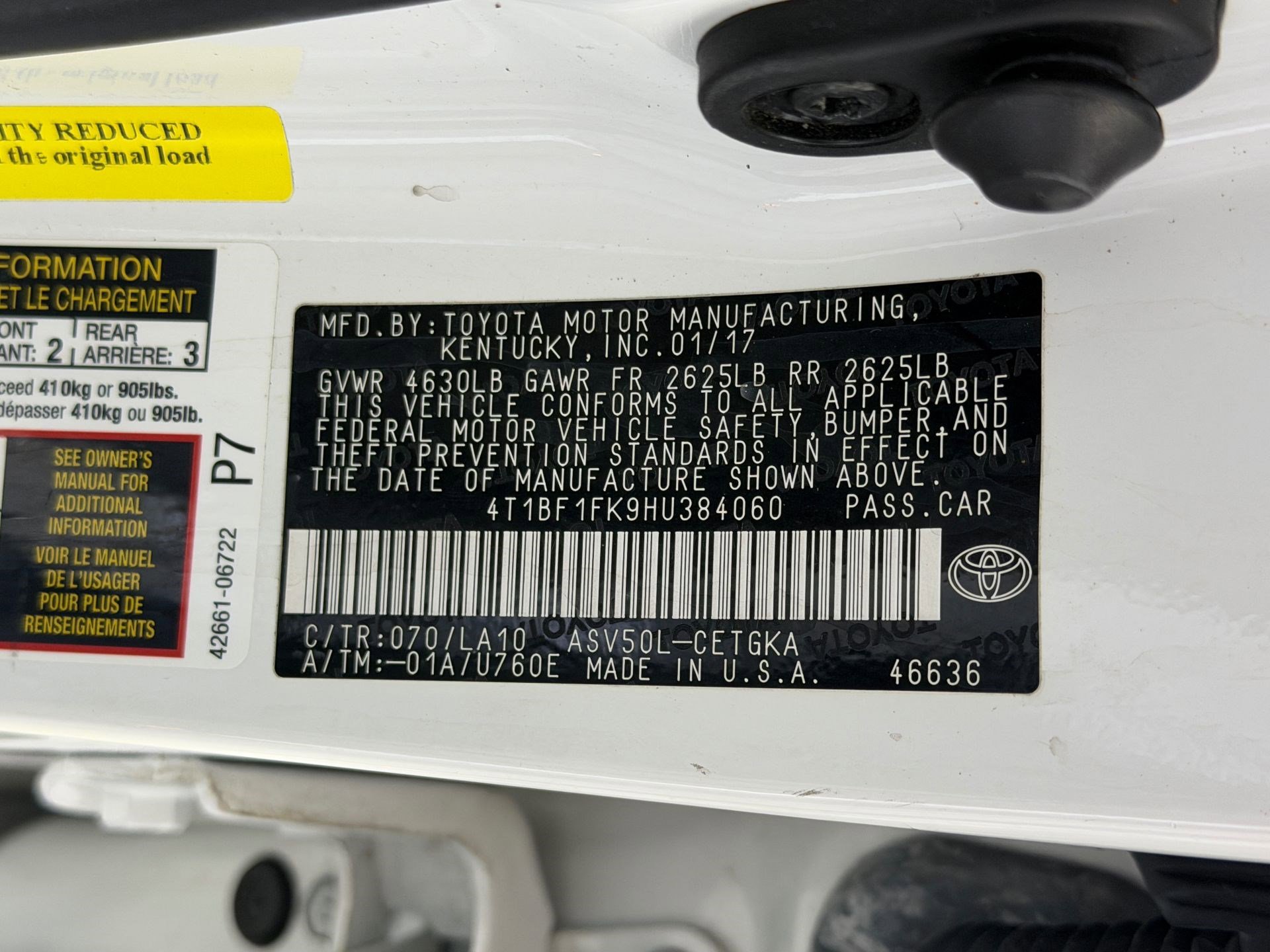 Used 2017 Toyota Camry XLE FWD image 20