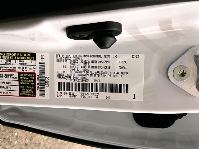 Used 2025 Toyota Tundra TRD Pro w/ Tow Tech Package AWD/4WD image 34