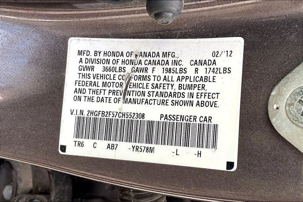 Used 2012 Honda Civic LX image 16