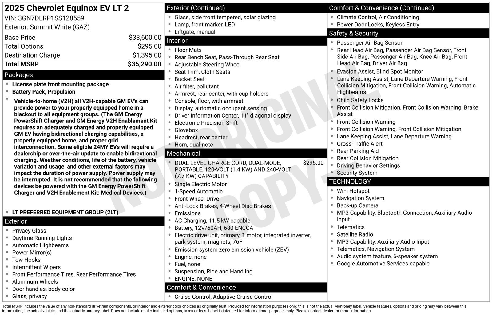Used 2025 Chevrolet Equinox EV LT FWD image 3