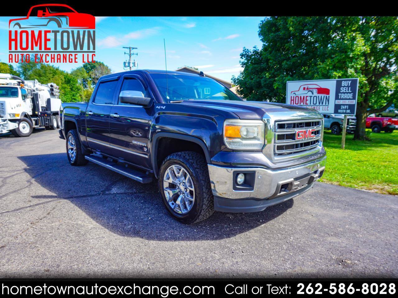 Used 2015 GMC Sierra 1500 SLT w/ SLT Crew Cab Value Package AWD/4WD image 1