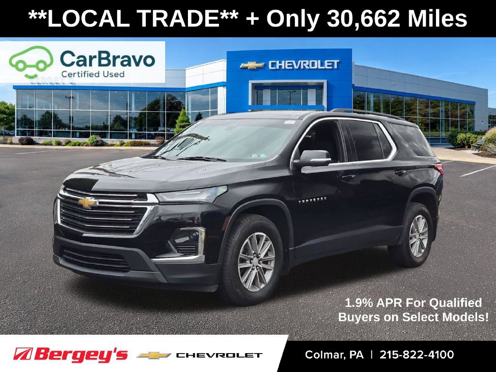 Certified 2023 Chevrolet Traverse LT w/ LPO, Floor Liner Package