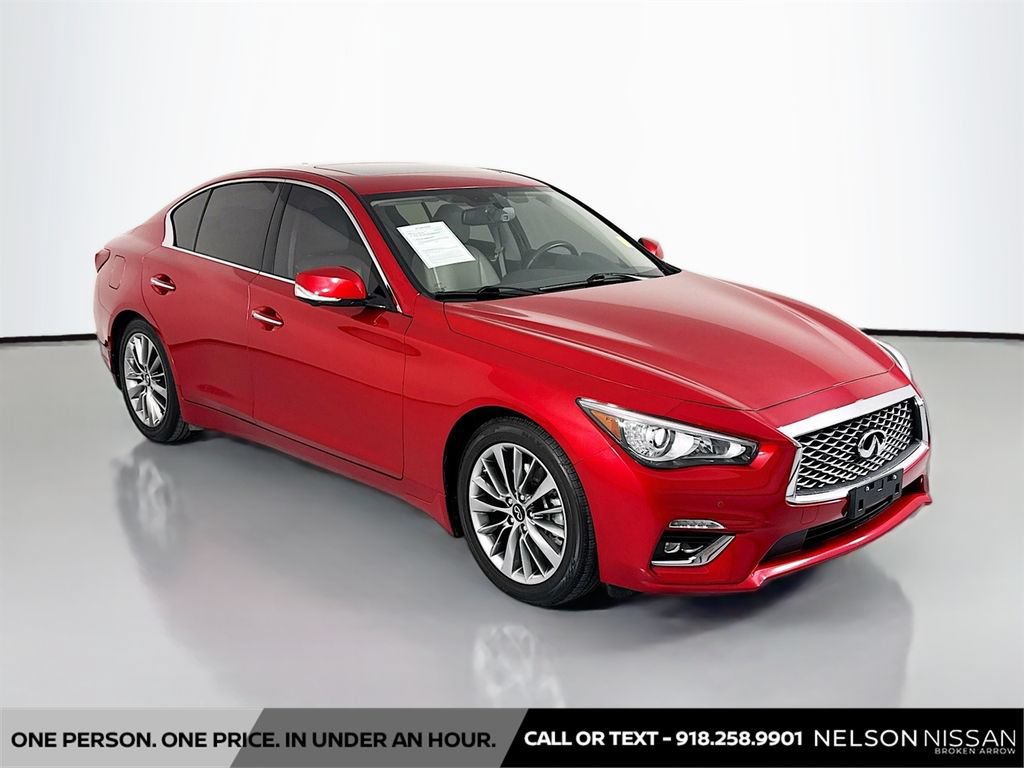Used 2022 INFINITI Q50 Luxe w/ Cargo Package RWD image 3