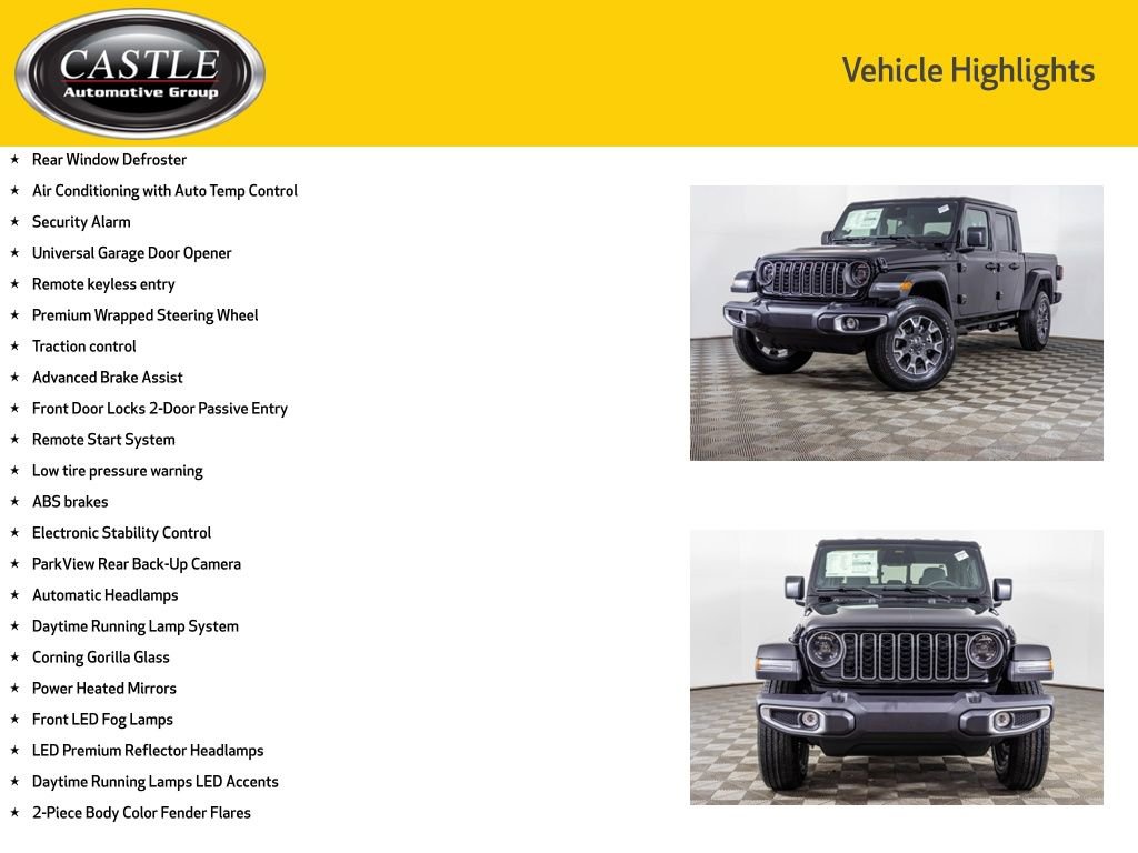 New 2026 Jeep Gladiator Sport S image 12