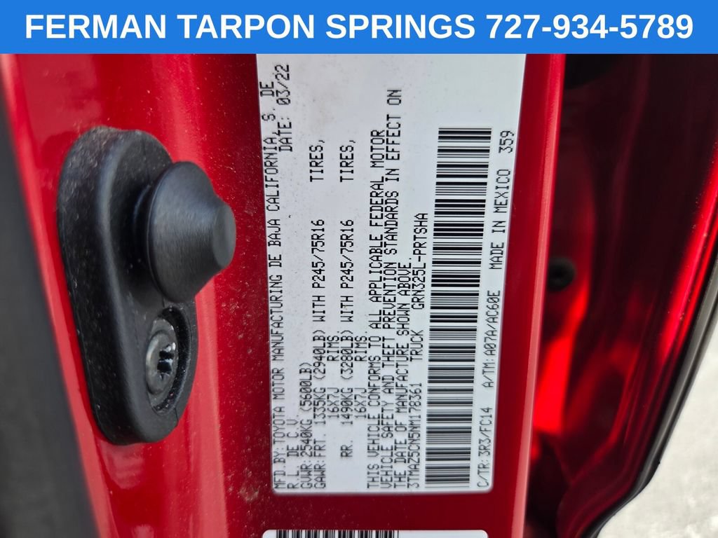 Used 2022 Toyota Tacoma SR5 w/ Technology Package RWD image 23