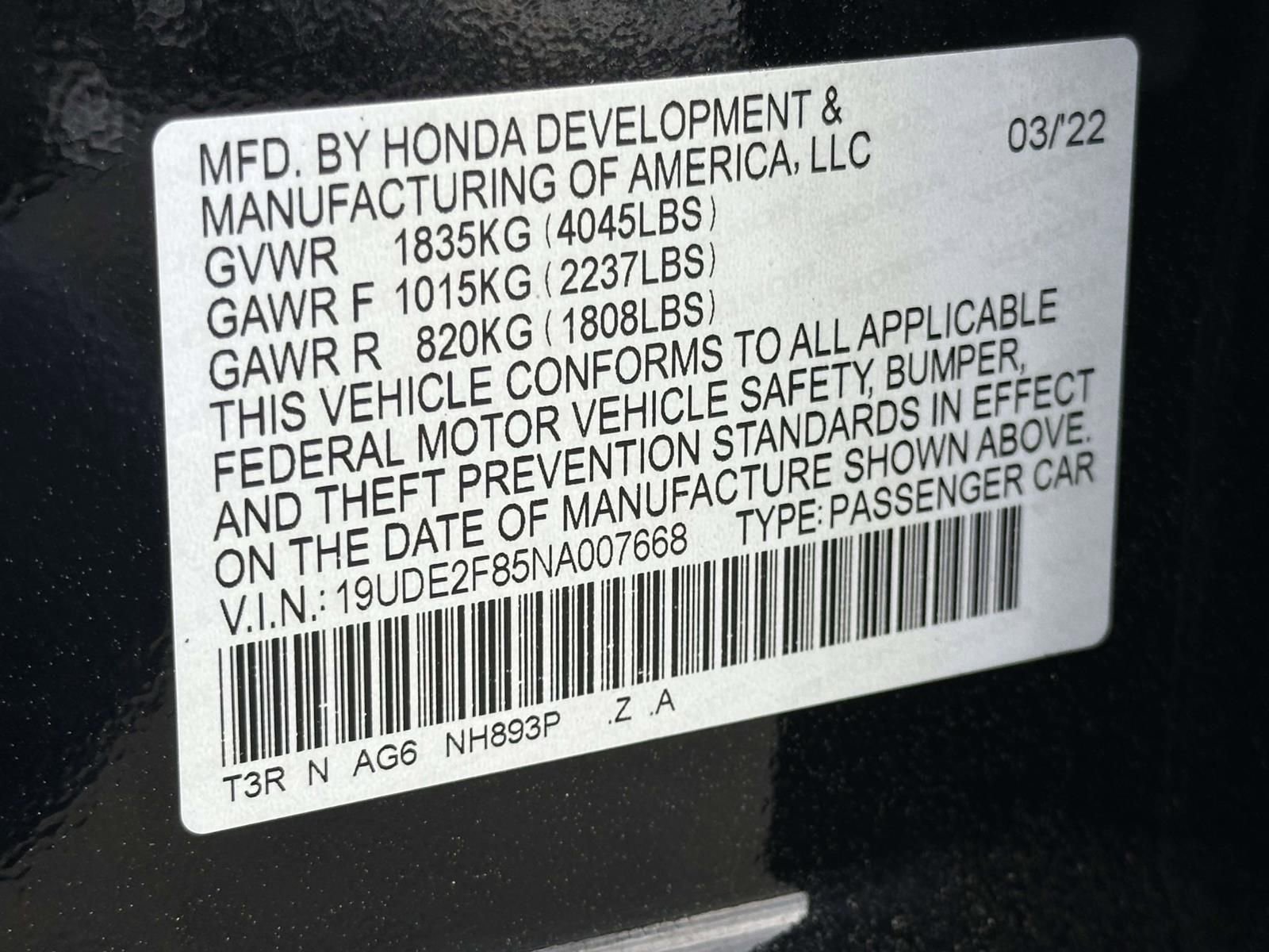 Used 2022 Acura ILX w/ Premium & A-SPEC Package image 25