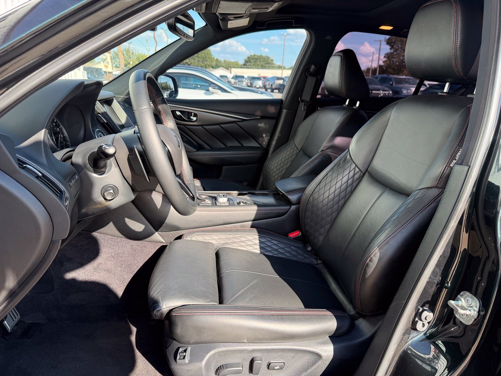Used 2024 INFINITI Q50 Red Sport 400 w/ Black Opal Edition RWD image 26