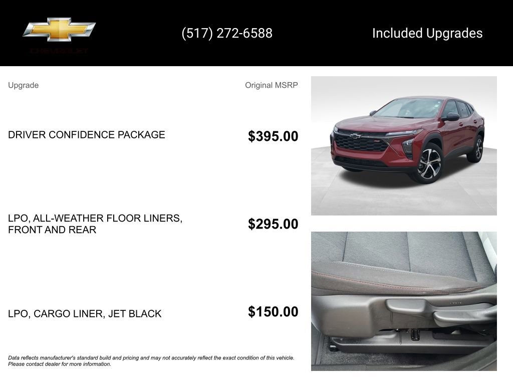 Certified 2024 Chevrolet Trax RS w/ Driver Confidence Package FWD image 15