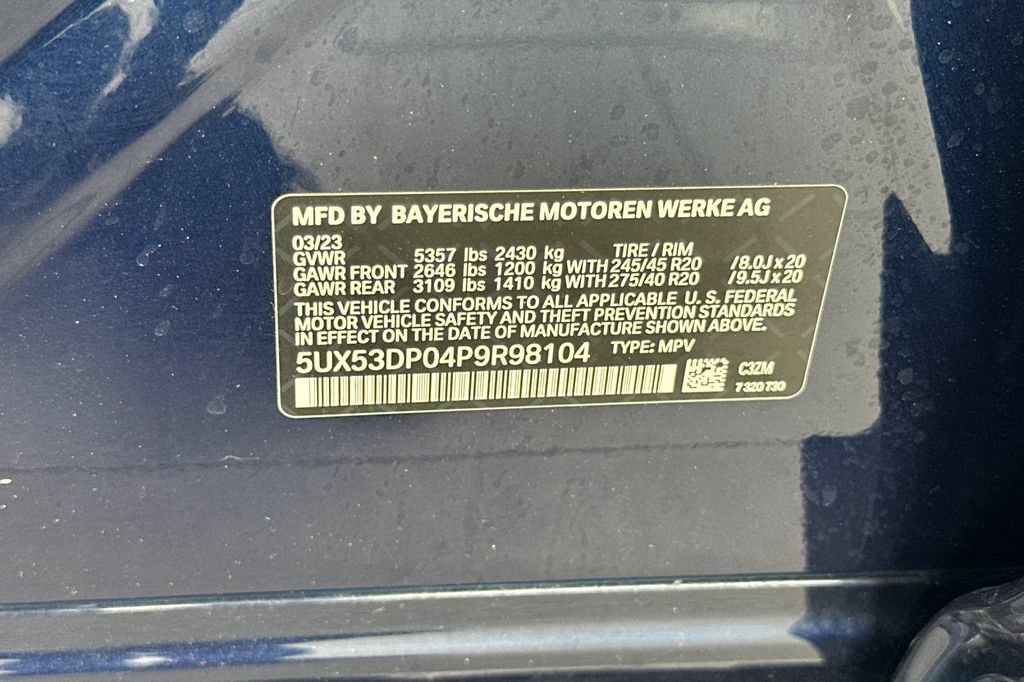 Used 2023 BMW X3 xDrive30i w/ M Sport Package AWD/4WD image 35