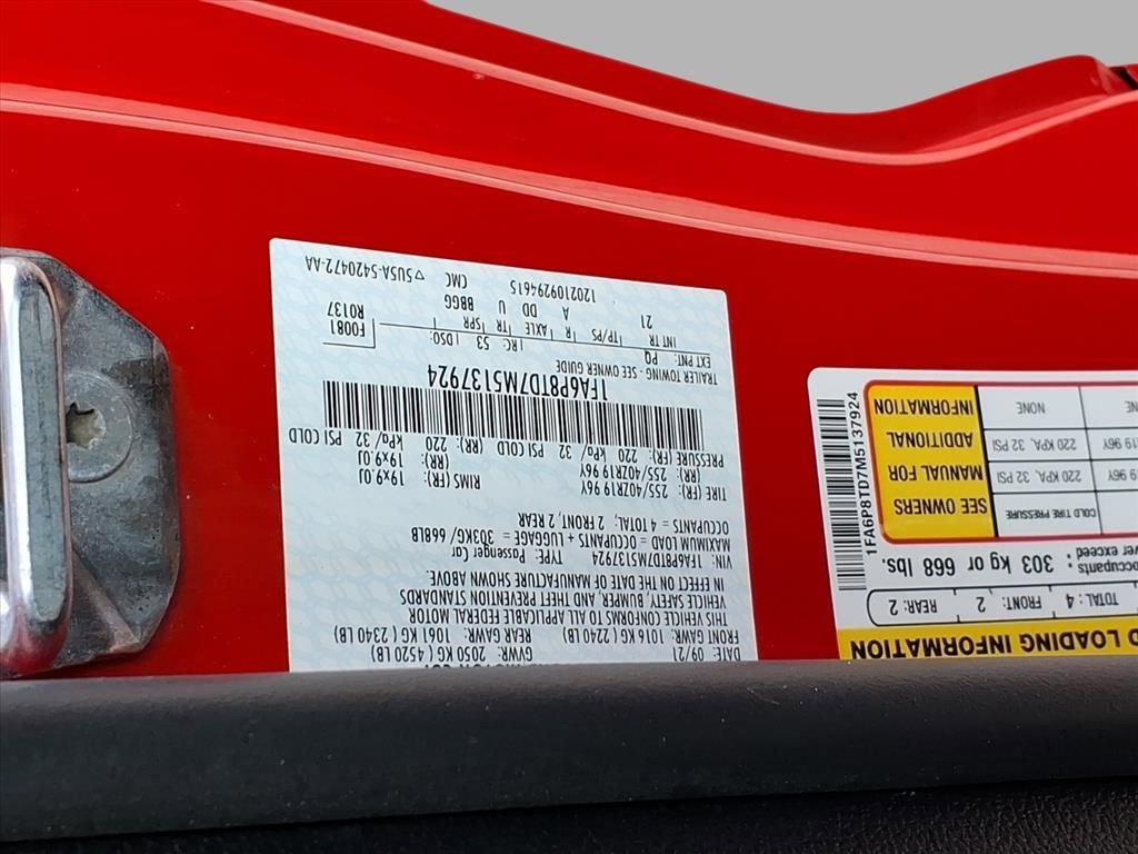 Used 2021 Ford Mustang Coupe w/ 2.3L High Performance Package image 32