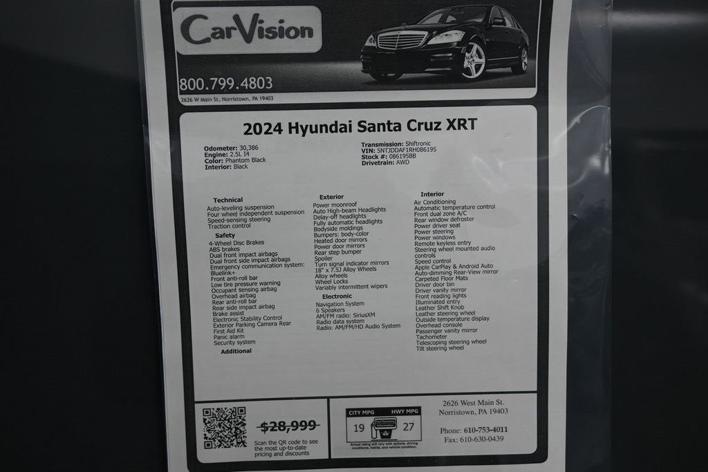 Used 2024 Hyundai Santa Cruz XRT image 14