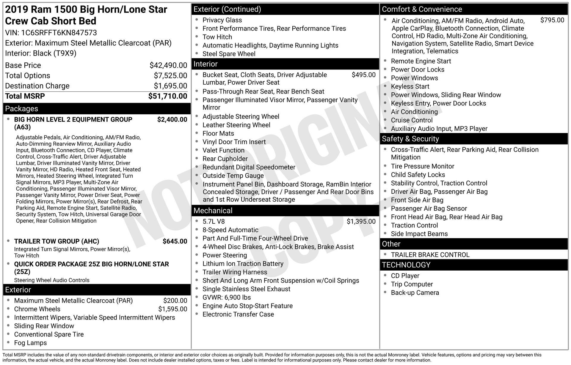 Used 2019 RAM 1500 Big Horn image 4