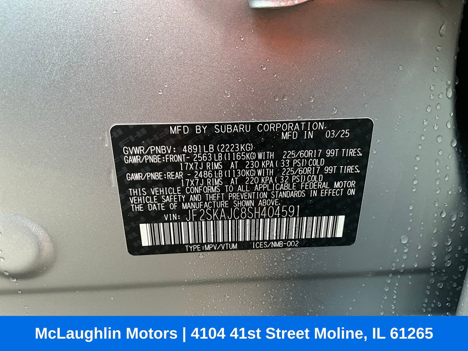 Certified 2025 Subaru Forester Wilderness image 35