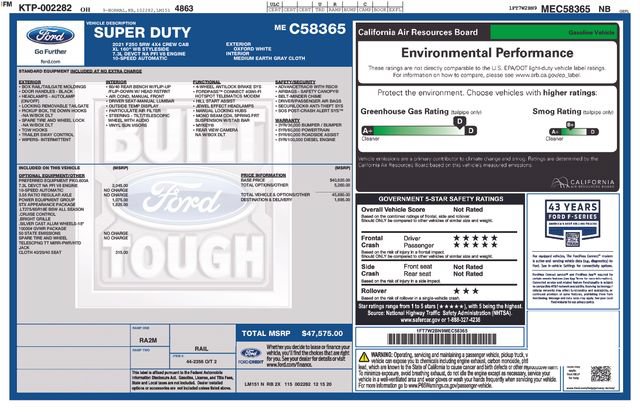 Used 2021 Ford F250 XL w/ STX Appearance Package AWD/4WD image 2
