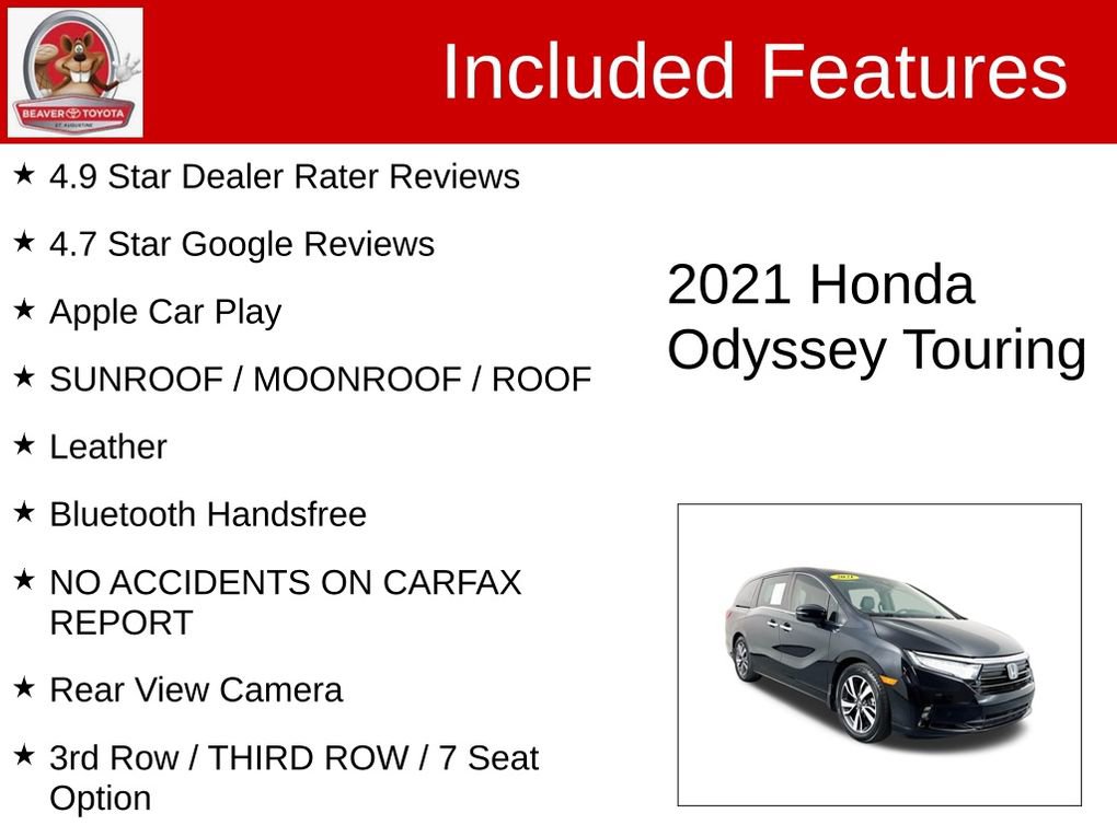 Used 2021 Honda Odyssey Touring image 4