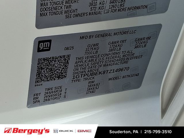 New 2026 GMC Sierra 1500 SLE w/ Preferred Package AWD/4WD image 16