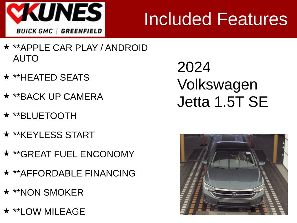 Used 2024 Volkswagen Jetta SE FWD image 2
